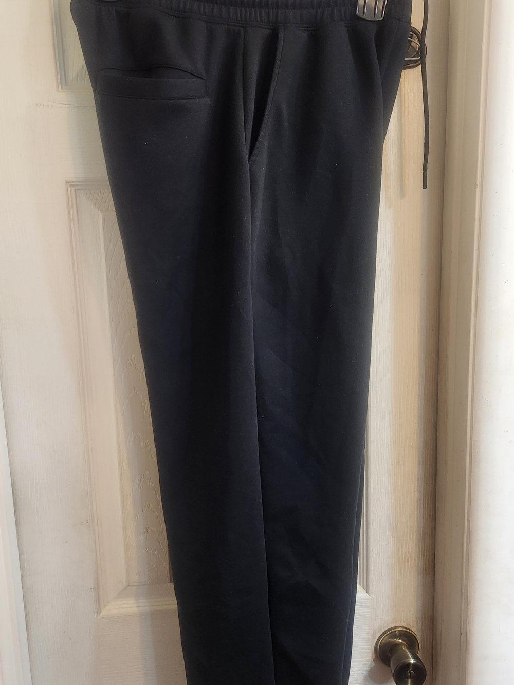 Men's Black Casual Drawstring Pants